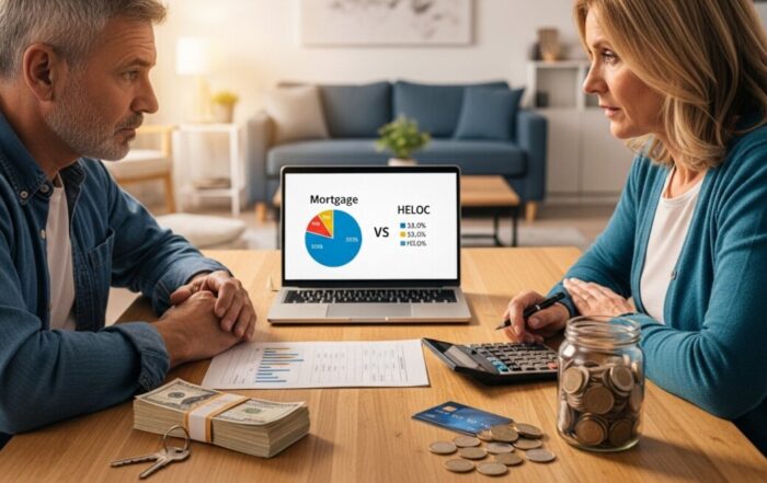 HELOC vs mortgage comparison