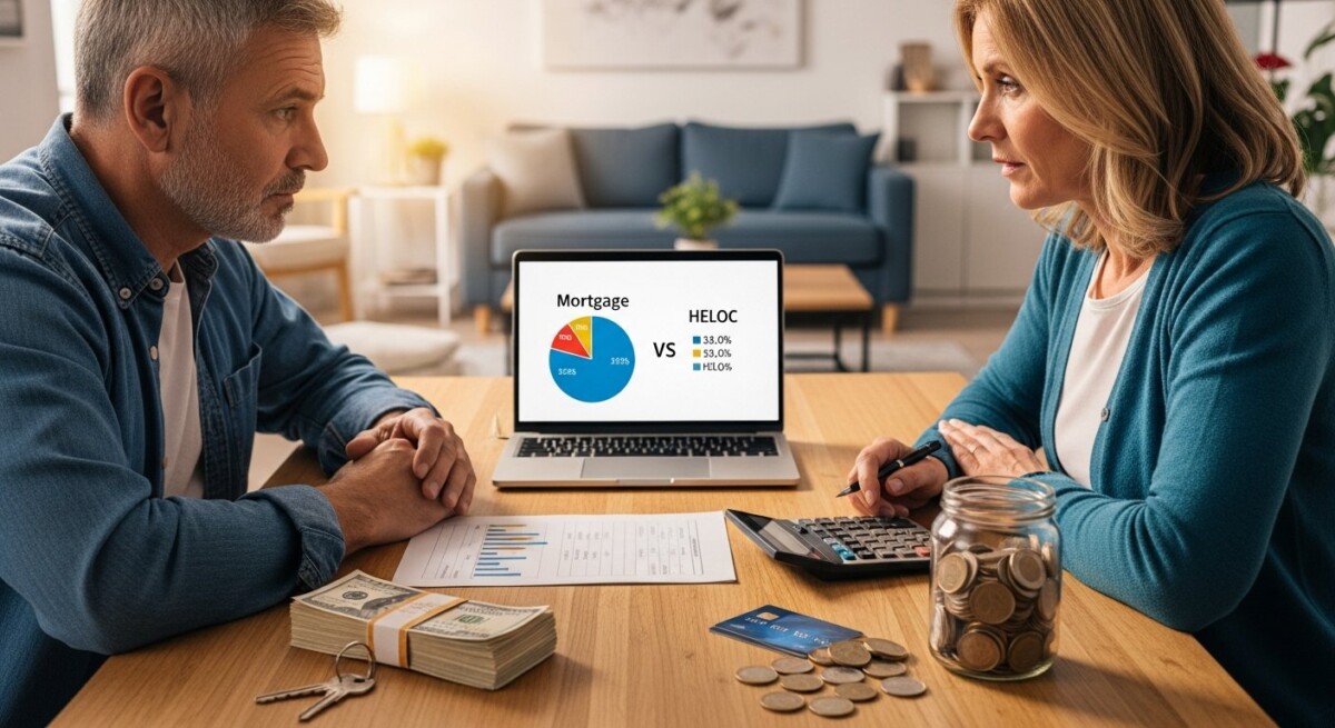 HELOC vs mortgage comparison
